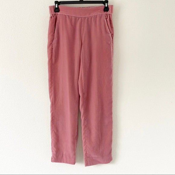 J Crew Pink Velvet Pants Size 0 - Picture 4 of 14